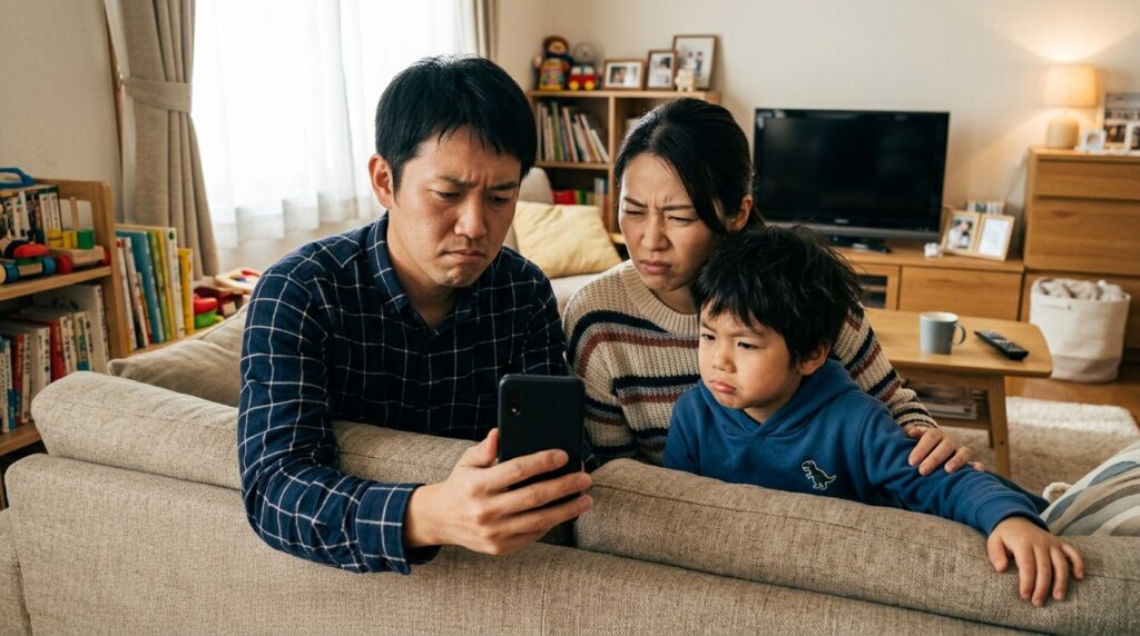 スマホ家族